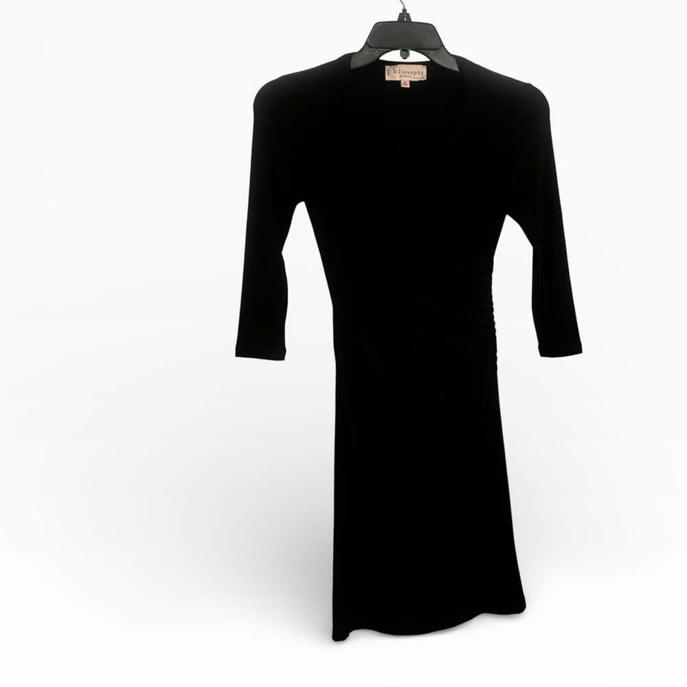 Philosophy Classic Black Long Sleeve Dress, Size XS